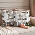 thumbnail image 2 of Farmhouse Outdoor Waterproof Pillow Covers, Retro Country Star Berry Vintage Wood Grain Decorative Square Throw Pillowcase Sofa Cushion Sham for Patio/Couch/Chair, 18"x18" 2 Pack, 2 of 8