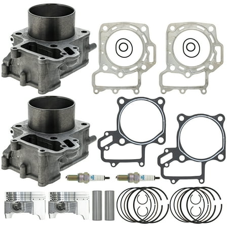 Niche Cylinder Piston Gasket Kit for Kawasaki Prairie 700 KFX700 2 Pack MK1011935