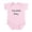 Petal Pink, variant on CafePress - Adorable Baby Body Suit - Baby Light Bodysuit, Size Newborn - 24 Months