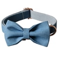 thumbnail image 1 of Collar de perro de seda Lionet Paws con pajarita, cómodo y ajustable, bonito collar para perro con pajarita, 1 of 5