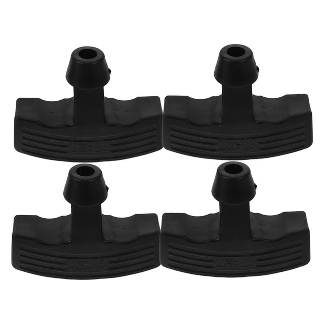 UPOUART 4 Pcs Poignée de Démarrage Manuelle Robuste pour Tondeuses à Gazon Poignée de Démarrage Durable Accessoire pour Utilisation Prolongée