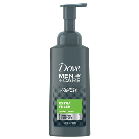 (2 pack) Dove Men+Care Extra Fresh Foaming Body Wash, 13.5 (Best Foaming Body Wash)