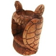 thumbnail image 2 of Hand Carved Double Turtle Wine Bottle Holder Stand, 2 of 3