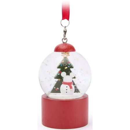 Disney 2025 Holiday Mickey Mouse Holiday Snowglobe Ornament