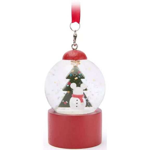 Disney 2025 Holiday Mickey Mouse Holiday Snowglobe Ornament