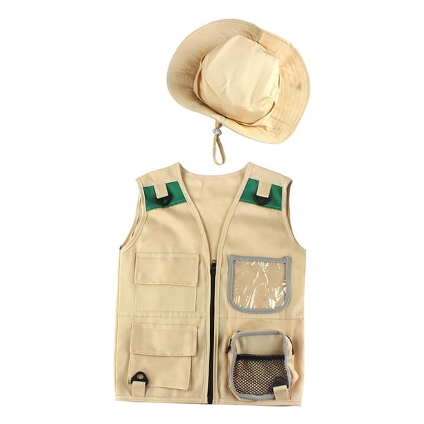 Conjunto de chaleco y sombrero de carga Senderismo Caza Explorador al aire libre Zulema traje de explorador al aire libre