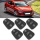 thumbnail image 5 of 5 uds carcasa de llave de repuesto almohadilla de goma de 3 botones para Hyundai Fit para Kia (sin letra), 5 of 11