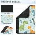 thumbnail image 4 of 2 Car Seat Belt Covers S Size 6.5*6.5 Inches Car Seat Belt Shoulder Pad Backpack Shoulder Pad Stroller Belt Cover Polychromatic Dinosaur, 4 of 8