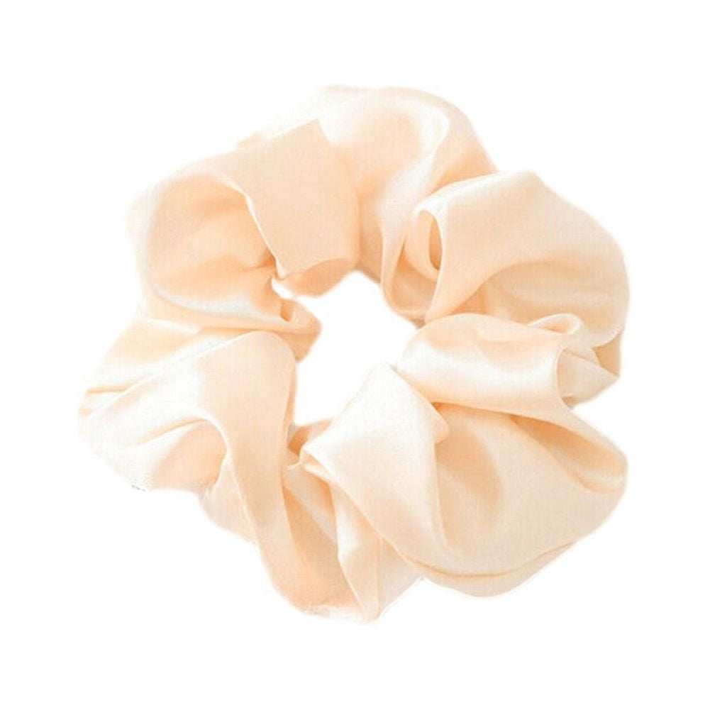 Large Intestine Circle Hair Tie Set Pure Color Cloth Hair Tie Headdress