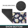 thumbnail image 6 of Pioneer Flower Floral Print Pattern Kitchen Rugs Sets Of 2, Anti Fatigue Non Slip Washable Floor Mats for Kitchen Sink Laundry, 17X30 Inch + 17X47 Inch, 6 of 6