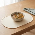 thumbnail image 2 of Unique Bargains 6 Pack Silicone Placemats for Kitchen Dining Table Decor Milk White, 2 of 7