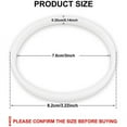 thumbnail image 2 of 6 Pack Rubber Gaskets Replacement Seal White O-Ring for Ninja Juicer Blender Cups Replacement Parts Seals BL770 Small, 2 of 6