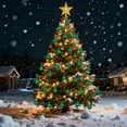 thumbnail image 4 of NWOKYZGH Christmas Glass Balls Multi Colors Included with Loop Set Festival Home Party Decors Xmas Tree Hanging Pendant 24PC 2.3In, 4 of 5