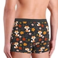 thumbnail image 4 of Men's Boxer Briefs, Autumn Fox Soft Comfy Mens Underwear Boxer Briefs Breathable With Widen Waist, 4 of 7