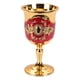thumbnail image 2 of Copas de vino clásicas de metal con forma de cáliz para centro comercial,Taza con relieve y patrón tallado,estilo retro creativo,Cocina Comedor Vajilla Cristalería Copa de, 2 of 8