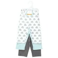thumbnail image 2 of Hudson Baby Unisex Cotton Pants and Leggings, Painted Gray Elephant, Newborn, 2 of 2