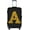 Sunflower Initial Name A, variant on Sunflower Initial Name Z Black Luggage Cover Elastic Washable Stretch Suitcase Protector Anti-Scratch Travel Suitcase Cover for Kid and Adult S (Fit 18-21 inch suitcase)