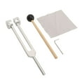 thumbnail image 1 of Diapasón De 128 Hz, Diapasón De 128 Hz Para Curación Limpieza De Oídos De aleación De Aluminio Vibración Fuerte Con Mazo Para Nervioso, 1 of 7