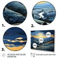 thumbnail image 3 of Designart "Countryside Twilight Blues horizon I" Landscapes Canvas Wall Art, 3 of 5