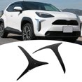 thumbnail image 4 of Fog Lamp Frame Trim, Perfect Fit Bright Black 2 PCS Front Fog Lamp Trim Cover  For Vehicle, 4 of 8