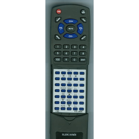 Replacement Remote for ALTEC LANSING A13832, RTA13832, IMT620