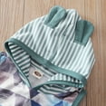 thumbnail image 6 of IROINNID Infant Girl's Sleeveless Geometry Print Hoodie Tops Shorts Sports Outfits, 6 of 9