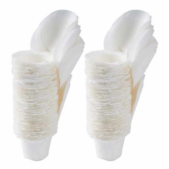 150PCS Coffee Filter Paper Cup Food Grade Holder Machine Capsule K with Cover