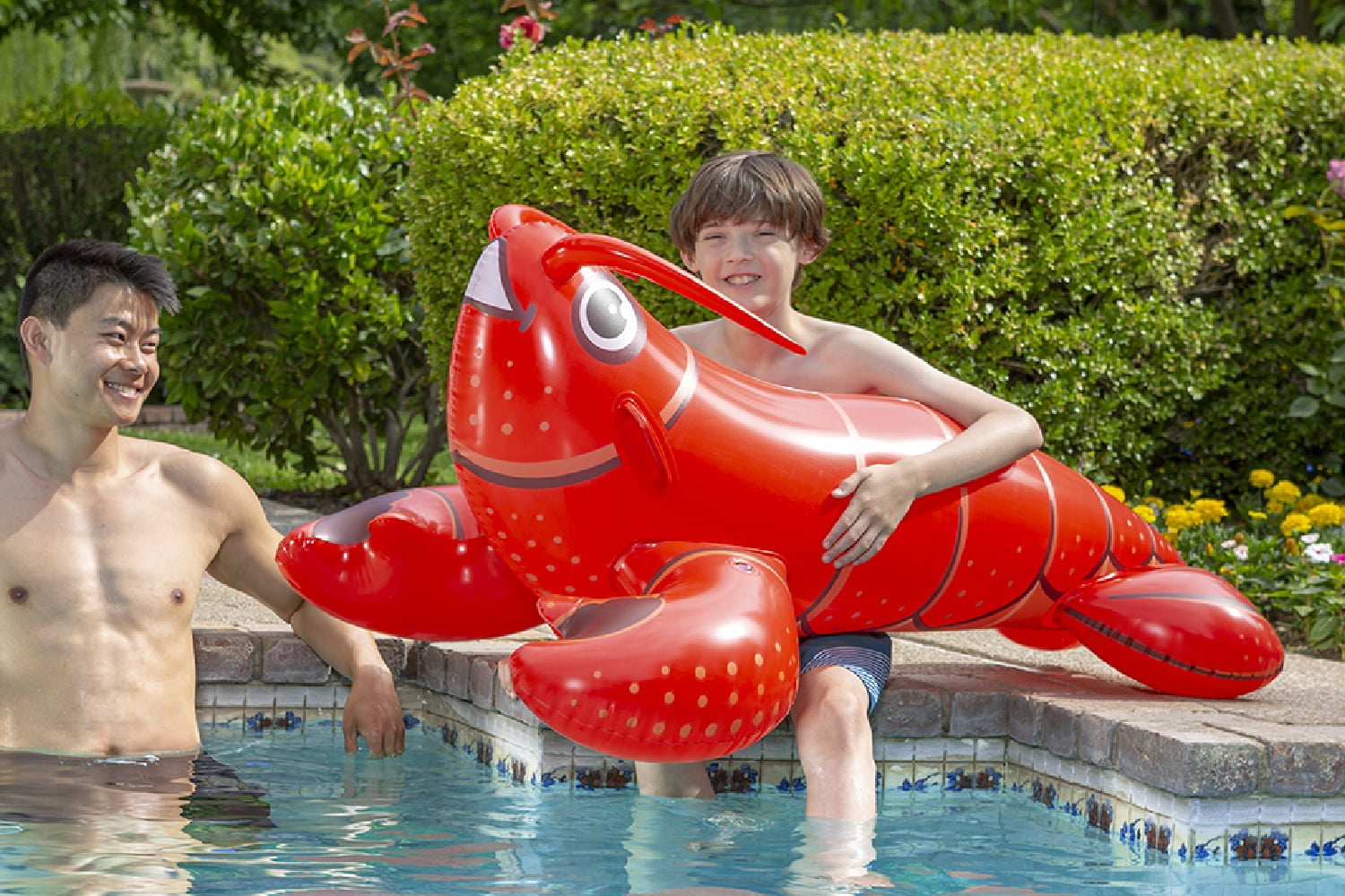 Poolmaster Lobster Rider - Inflatable Swimming Pool Float