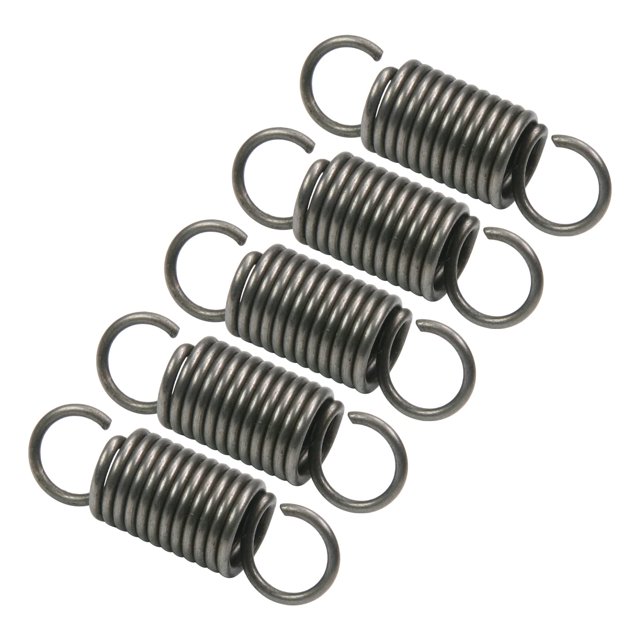 HUGFEGWE 5 Pcs Ressort Compressé Prolongé en Acier Inoxydable Double Crochet Ressort de Tension pour Assemblage de Production Mécanisme de Meubles Entretien 1.5x12x40mm UA824-6413