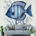 thumbnail image 4 of BCIIG Lost Fish Tapestry Wall Hanging Unique Style Graphic Tapestries Home Wall Decor Art for Living Room Bedroom Apartment Farmhouse Dorm 40x30inch, 4 of 6