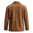 thumbnail image 3 of FRSASU Men's Vintage Slim Fit Blazer Notched Collar Double Breasted Jackets Casual Sport Trench Coat Khaki, 3 of 5