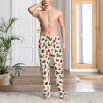 thumbnail image 4 of Bingfone Christmas Hat Cute Puppy Mens All Over Print Sleep Pajama Pants-Large, 4 of 5