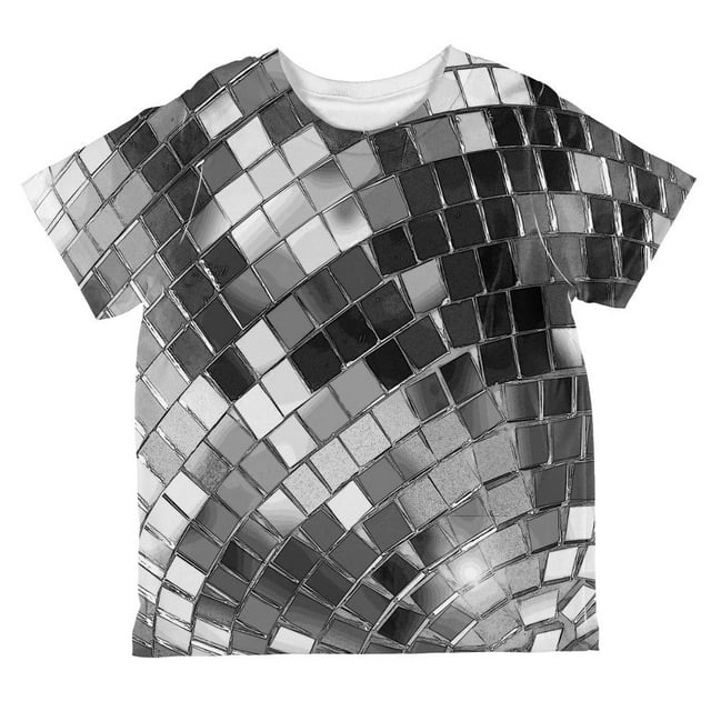 Non-Metallic Disco Ball All Over Toddler T Shirt