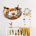 thumbnail image 2 of Red de almacenamiento para animales de peluche YKBU, macramé, 125 cm, W, color crema, 2 of 7