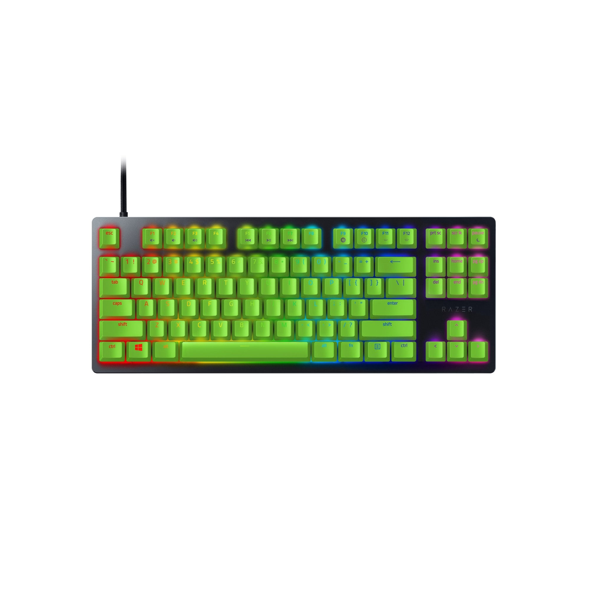 Razer Huntsman Tournament Edition - Compact Gaming Keyboard with Razer  Linear Optical Switches - Green Keycaps - US Layout (Used)