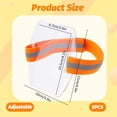 thumbnail image 2 of NOGIS 5 Pcs Arm Badge Holder Armband ID Card Badge Holder Wrist Card Holder High Visibility Plastic ID Badge Holder with Reflective Stripe Adjustable Strap for Ski Pass Work Pass (Orange), 2 of 7