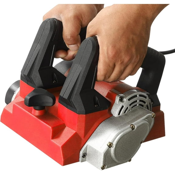 110V Electric Wall Planer, 1300W Handheld Power Planer Shovel Wall Machine for Drywall and Plaster (RED)