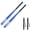 Blue-28", variant on DUNCHATY 28" Weighted Baseball Bat Swing Trainer, Heavy Carbon Steel Overload Practice Bat, Vibration-Absorbing Anti-Slip Grip, Youth Teen