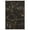 Black, variant on Luxe Weavers Modern Abstract Branches Cream Gold 2x3 Area Rug, Entryway Carpet