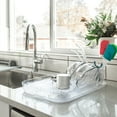 thumbnail image 3 of Better Houseware 3421 Dish Rack Set, Clear, 3 of 4
