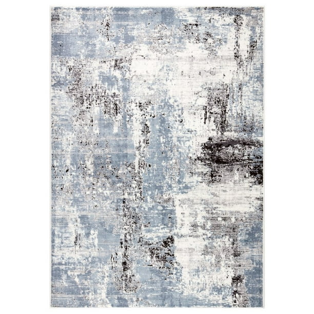 Jaipur Living Altair Abstract White/ Blue Area Rug 7'10"X10'10"