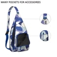 thumbnail image 3 of Fashion Colorful Abstract Sling Backpack - Artistic Brushstroke Print Crossbody Bag (Gallery-Worthy Design, Breathable & Tear-Resistant), 3 of 4