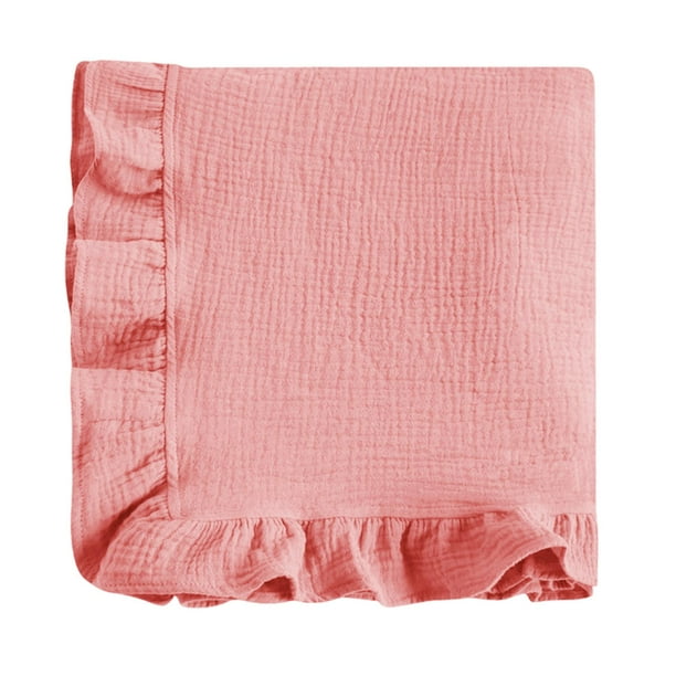 Manta transpirable para bebé, funda para cochecito, de para bebé, manta de recepción para y niñas, regalos para recién nacidos, Rosa Sunnimix Manta envolvente