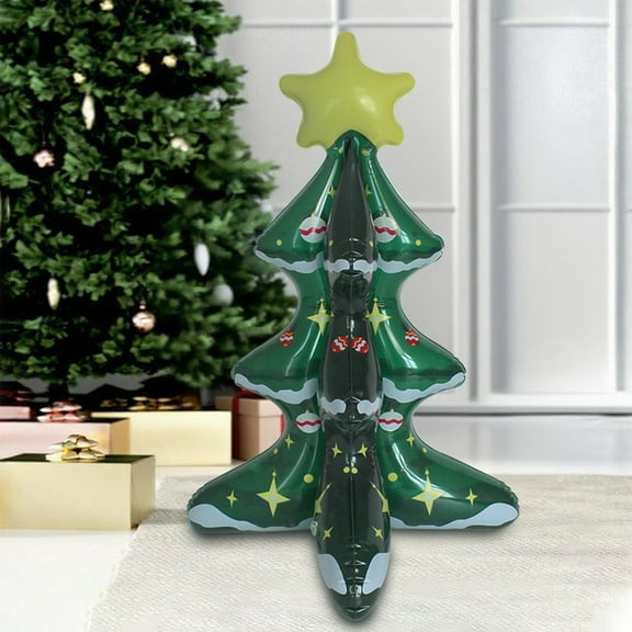 kladzum Inflatable Christmas Tree Decorations PVC Inflatable Christmas Tree for Holiday Party Table Decor
