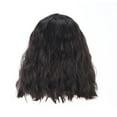 thumbnail image 2 of African Ladies Small Curly Hair Sets Wavy Curls Wig Can Be Straightened And Bent, Pullover Toupee, 2 of 5