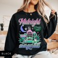 thumbnail image 1 of Chandail en Molleton Midnight Margaritas, Chandail en Molleton Tendance pour Femmes, Chandail en Molleton Graphique Rétro Boho, - Noir - L, 1 of 3