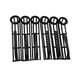 thumbnail image 3 of Riel de bolsillo para mesa de billar, ligero con cinturón de 5 agujeros, piezas de billar, 6 uds. negro, 3 of 8