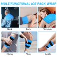 thumbnail image 5 of Paquete de 2 paquetes de hielo para rodillas RelaxCoo XXL para aliviar el dolor después de la cirugía, 5 of 5