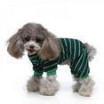 thumbnail image 5 of Promotion Clearance!Striped Pet Pajamas for Dogs Costume Dog Jumpsuit Puppy Clothes Dog Coat for Pomeranian Dogs Clothing Pet Shirt Chihuahua, 5 of 6