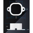 thumbnail image 6 of 65 Pcs Mounting Brackets for Govee H706/H706 Pro Permanent Outdoor Lights, Outdoor Light Mounting Clips Compatible with Govee H706A H706B H706C, 6 of 6